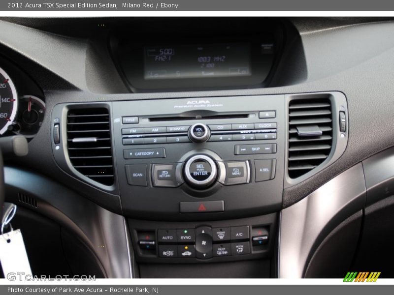 Milano Red / Ebony 2012 Acura TSX Special Edition Sedan