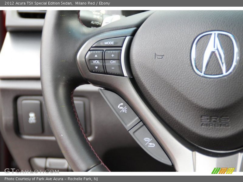 Milano Red / Ebony 2012 Acura TSX Special Edition Sedan