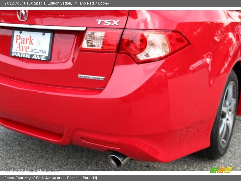 Milano Red / Ebony 2012 Acura TSX Special Edition Sedan