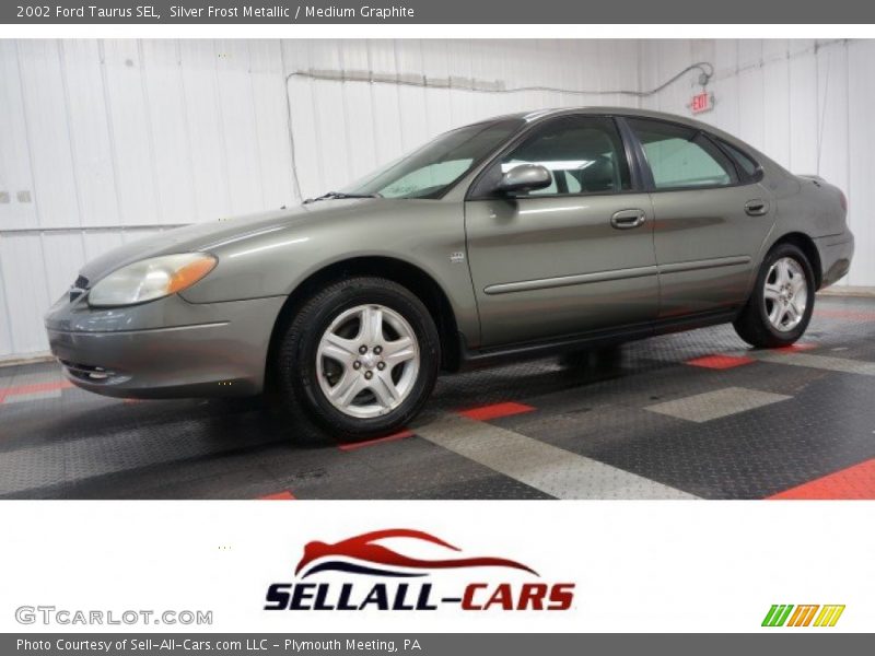 Silver Frost Metallic / Medium Graphite 2002 Ford Taurus SEL