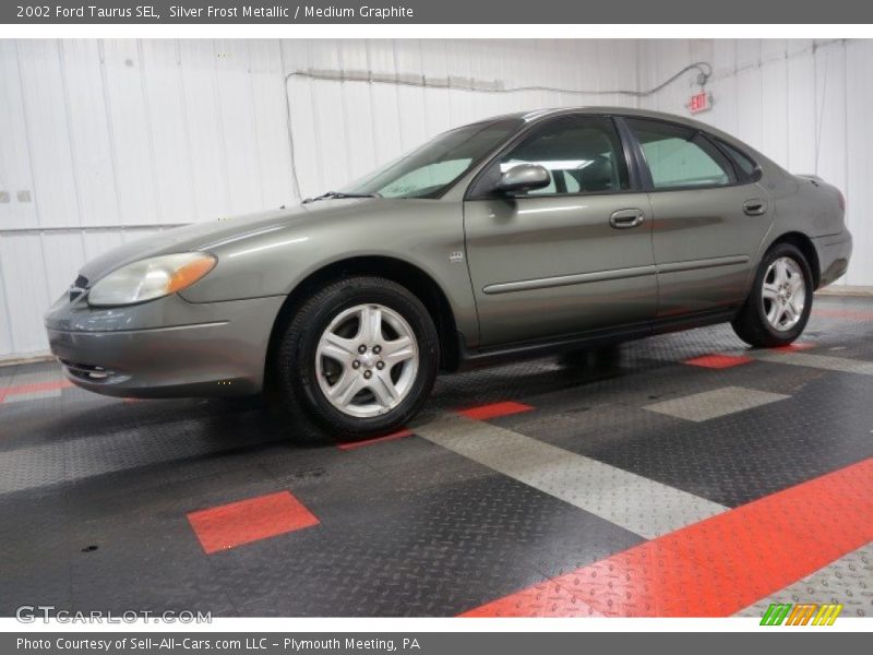 Silver Frost Metallic / Medium Graphite 2002 Ford Taurus SEL