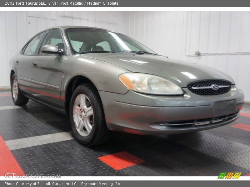 Silver Frost Metallic / Medium Graphite 2002 Ford Taurus SEL