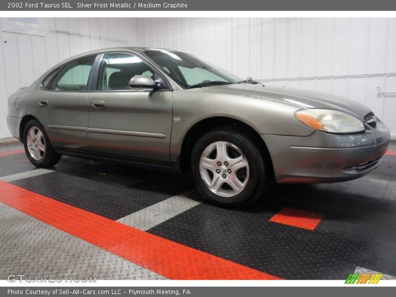 Silver Frost Metallic / Medium Graphite 2002 Ford Taurus SEL