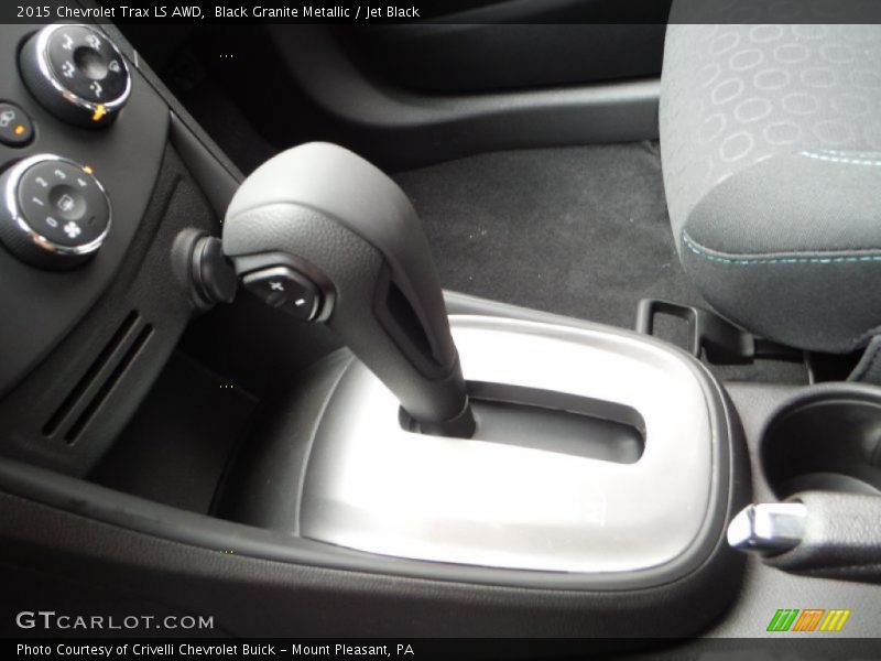 Black Granite Metallic / Jet Black 2015 Chevrolet Trax LS AWD