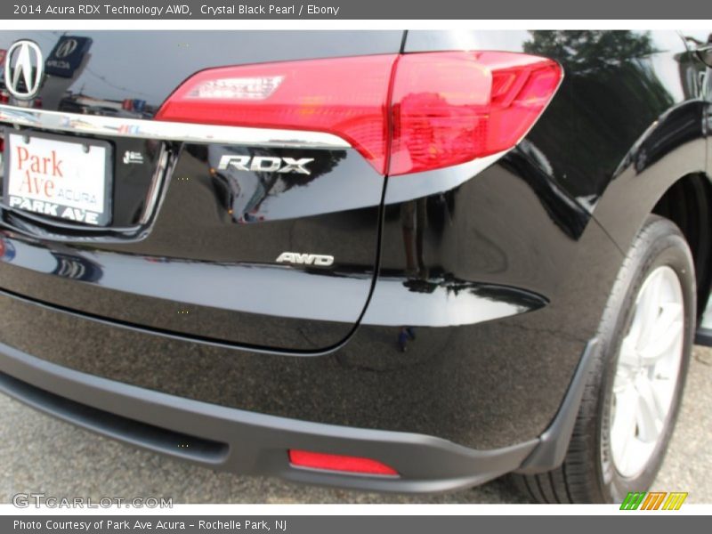 Crystal Black Pearl / Ebony 2014 Acura RDX Technology AWD