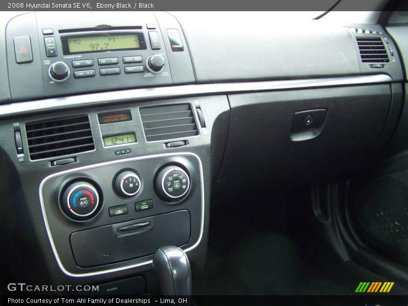 Ebony Black / Black 2008 Hyundai Sonata SE V6