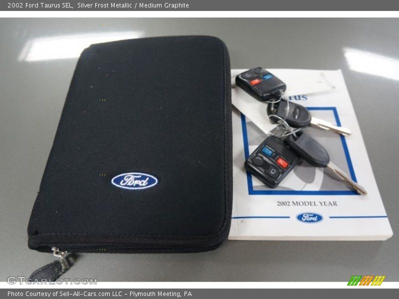 Silver Frost Metallic / Medium Graphite 2002 Ford Taurus SEL
