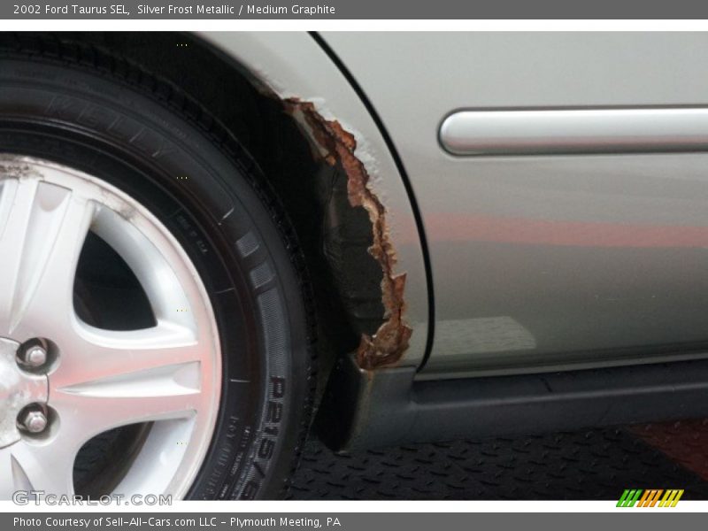 Silver Frost Metallic / Medium Graphite 2002 Ford Taurus SEL