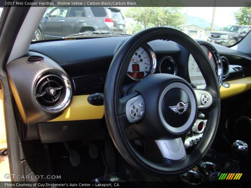 Mellow Yellow / Carbon Black/Carbon Black 2007 Mini Cooper Hardtop