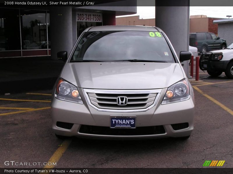 Silver Pearl Metallic / Gray 2008 Honda Odyssey LX