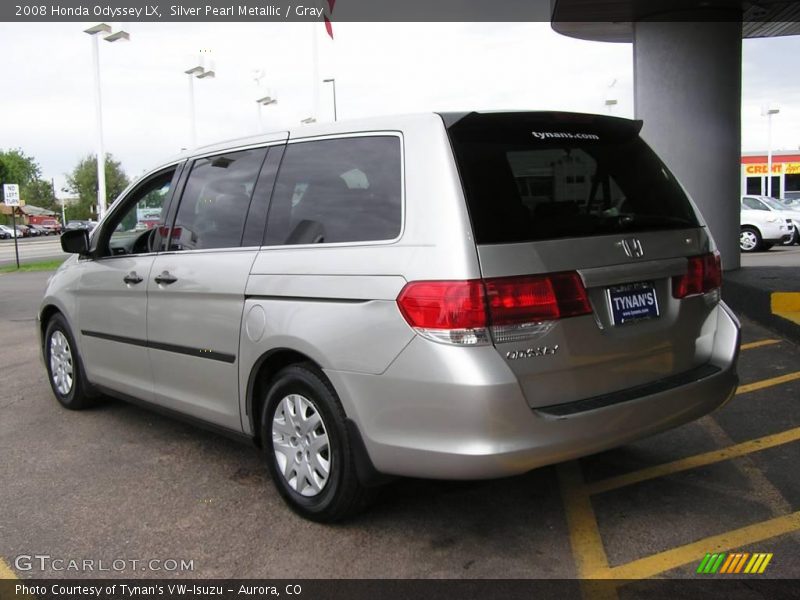 Silver Pearl Metallic / Gray 2008 Honda Odyssey LX