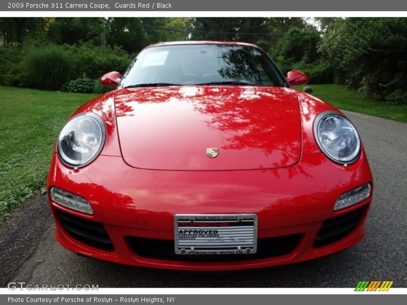 Guards Red / Black 2009 Porsche 911 Carrera Coupe