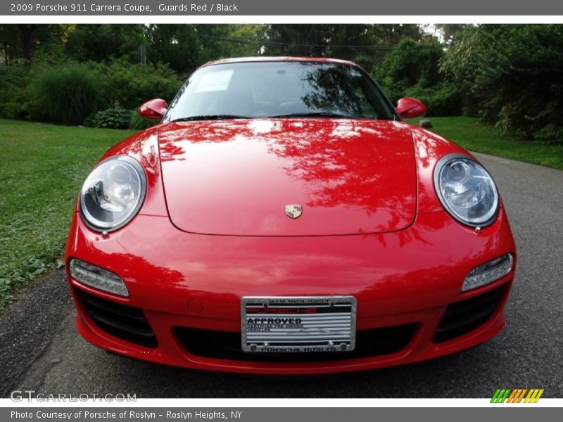 Guards Red / Black 2009 Porsche 911 Carrera Coupe