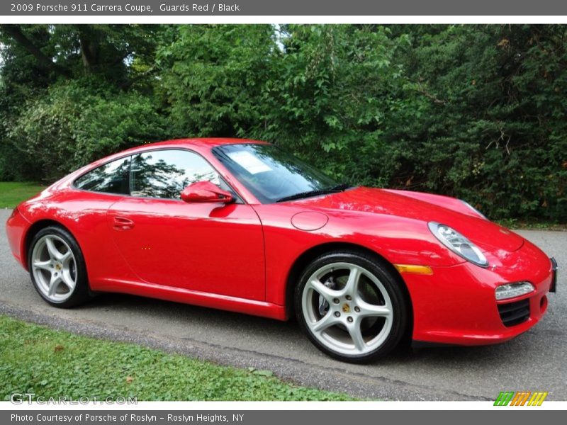 Guards Red / Black 2009 Porsche 911 Carrera Coupe