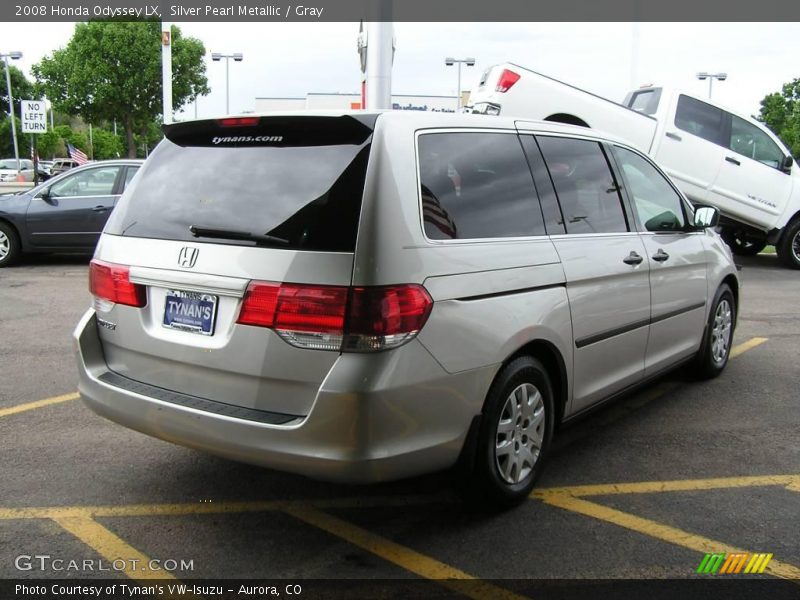 Silver Pearl Metallic / Gray 2008 Honda Odyssey LX