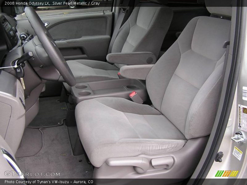 Silver Pearl Metallic / Gray 2008 Honda Odyssey LX