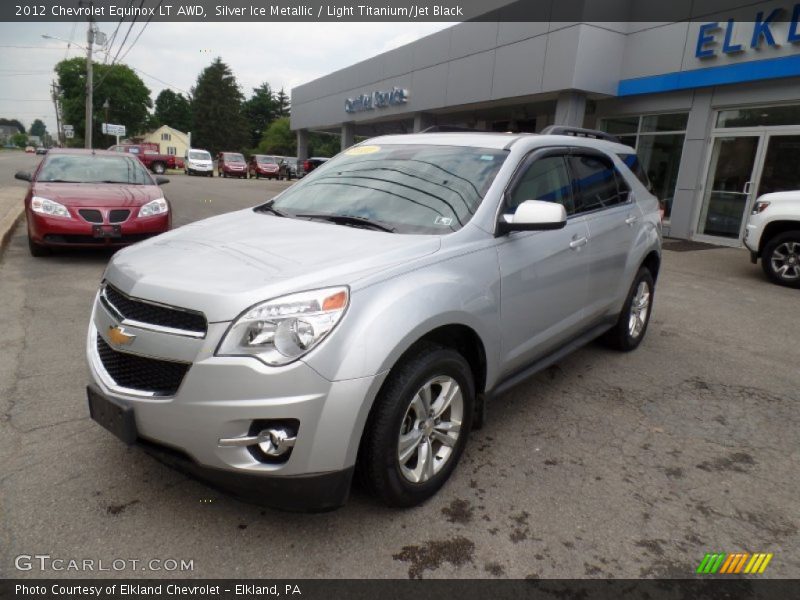 Silver Ice Metallic / Light Titanium/Jet Black 2012 Chevrolet Equinox LT AWD
