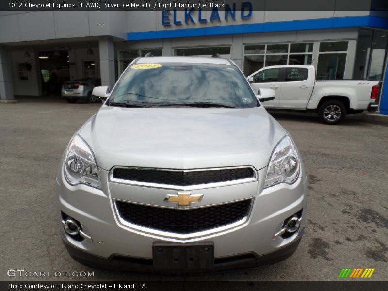 Silver Ice Metallic / Light Titanium/Jet Black 2012 Chevrolet Equinox LT AWD