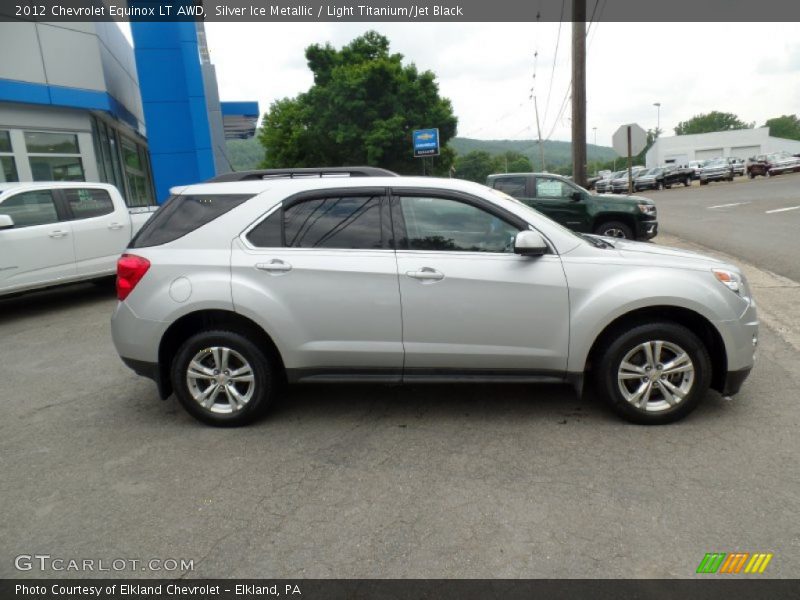 Silver Ice Metallic / Light Titanium/Jet Black 2012 Chevrolet Equinox LT AWD