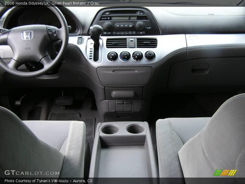 Silver Pearl Metallic / Gray 2008 Honda Odyssey LX