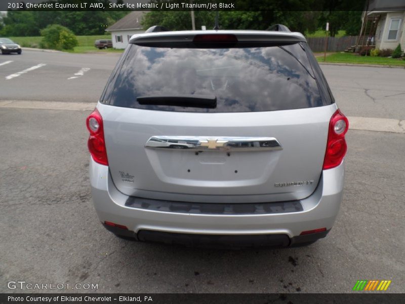 Silver Ice Metallic / Light Titanium/Jet Black 2012 Chevrolet Equinox LT AWD