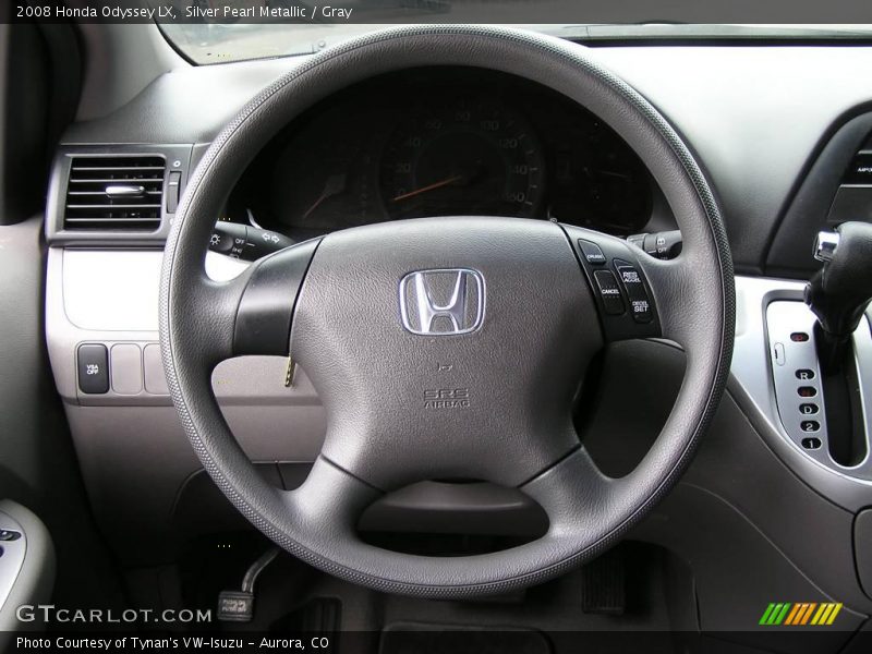 Silver Pearl Metallic / Gray 2008 Honda Odyssey LX