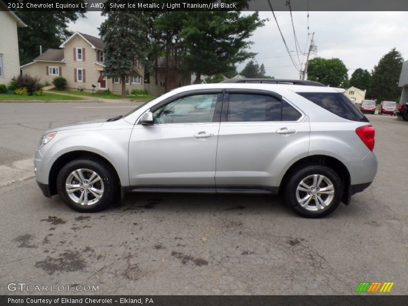 Silver Ice Metallic / Light Titanium/Jet Black 2012 Chevrolet Equinox LT AWD