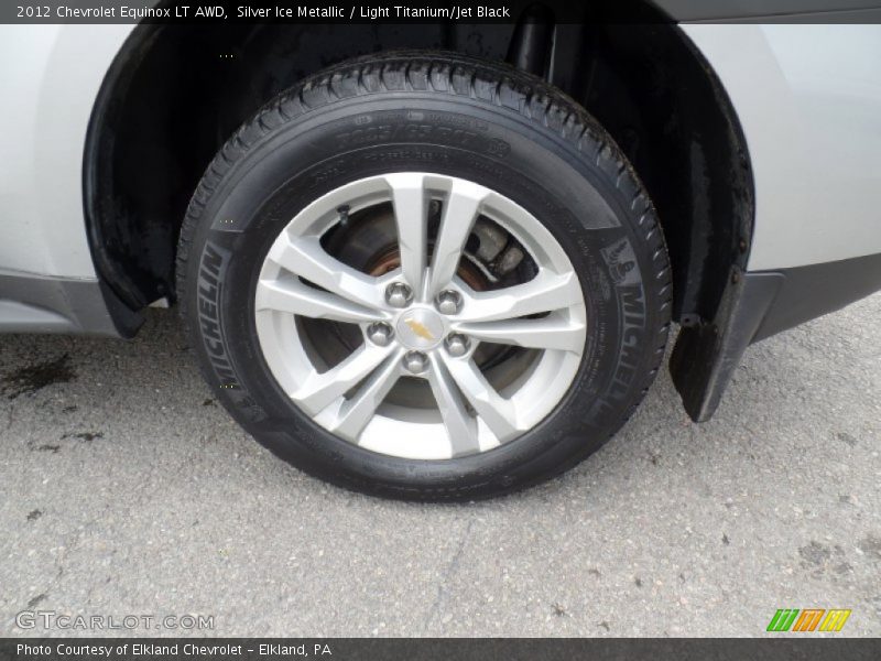 Silver Ice Metallic / Light Titanium/Jet Black 2012 Chevrolet Equinox LT AWD