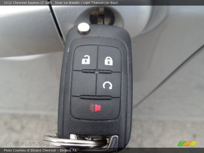 Silver Ice Metallic / Light Titanium/Jet Black 2012 Chevrolet Equinox LT AWD