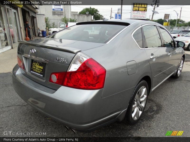 Twilight Blue Pearl / Bourbon 2007 Infiniti M 35x Sedan