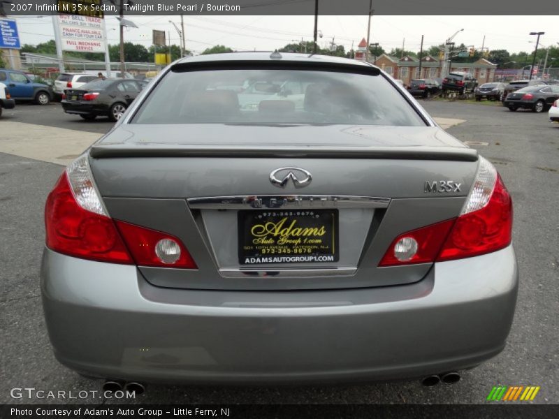 Twilight Blue Pearl / Bourbon 2007 Infiniti M 35x Sedan