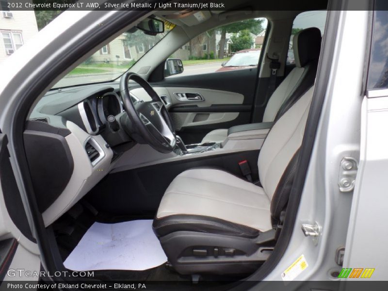 Silver Ice Metallic / Light Titanium/Jet Black 2012 Chevrolet Equinox LT AWD