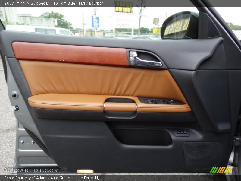 Twilight Blue Pearl / Bourbon 2007 Infiniti M 35x Sedan
