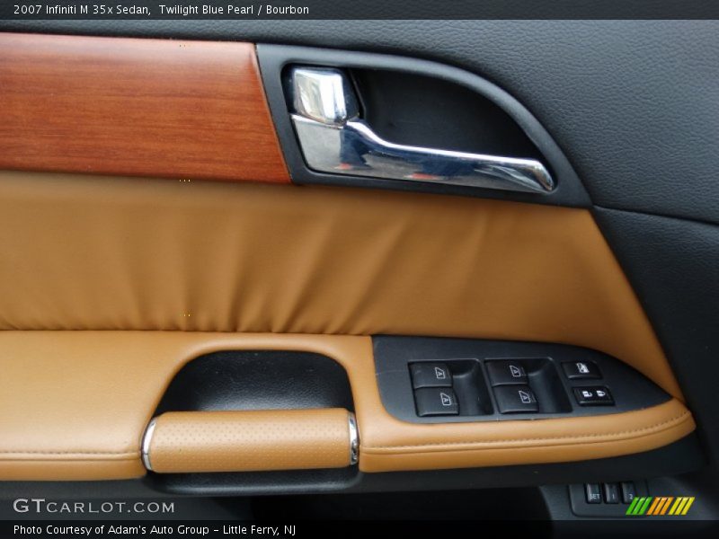 Twilight Blue Pearl / Bourbon 2007 Infiniti M 35x Sedan