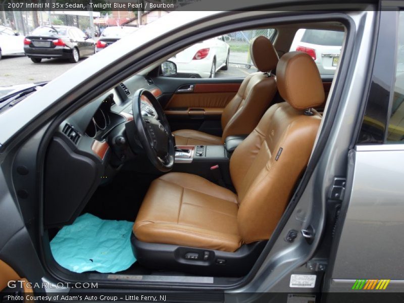 Twilight Blue Pearl / Bourbon 2007 Infiniti M 35x Sedan