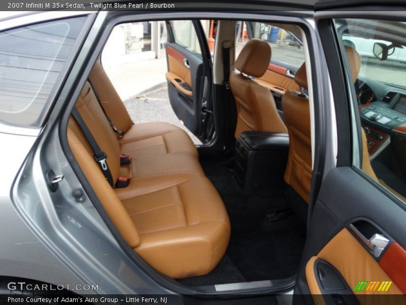 Twilight Blue Pearl / Bourbon 2007 Infiniti M 35x Sedan