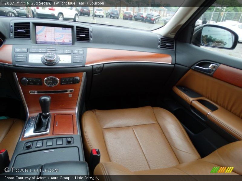 Twilight Blue Pearl / Bourbon 2007 Infiniti M 35x Sedan