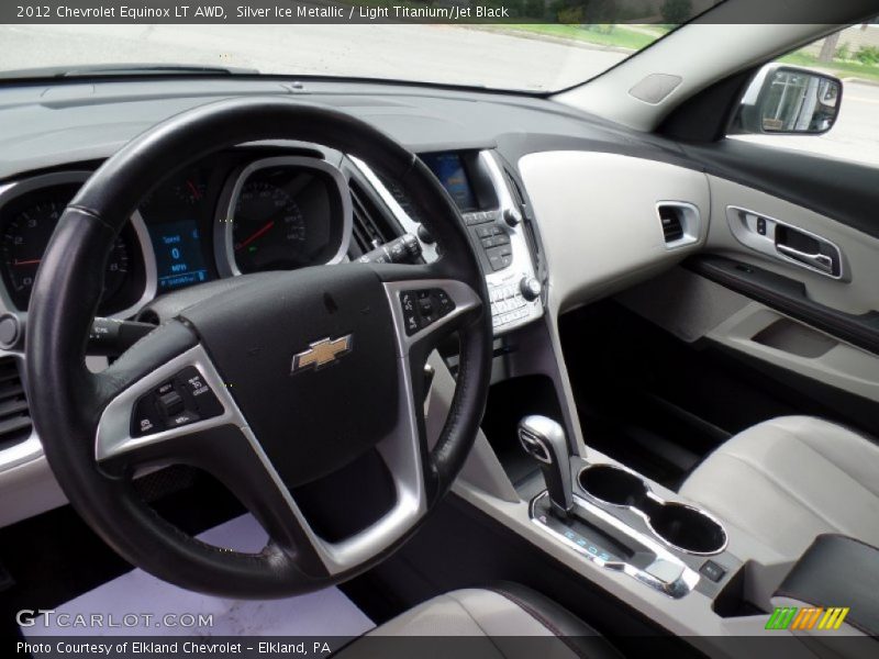 Silver Ice Metallic / Light Titanium/Jet Black 2012 Chevrolet Equinox LT AWD