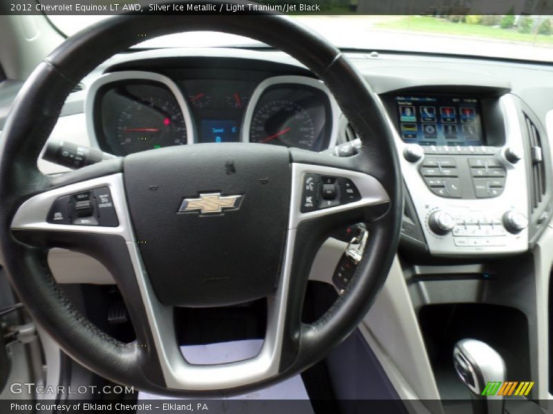 Silver Ice Metallic / Light Titanium/Jet Black 2012 Chevrolet Equinox LT AWD