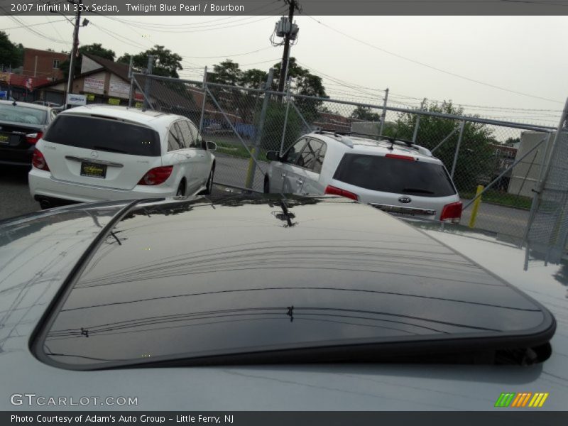 Twilight Blue Pearl / Bourbon 2007 Infiniti M 35x Sedan
