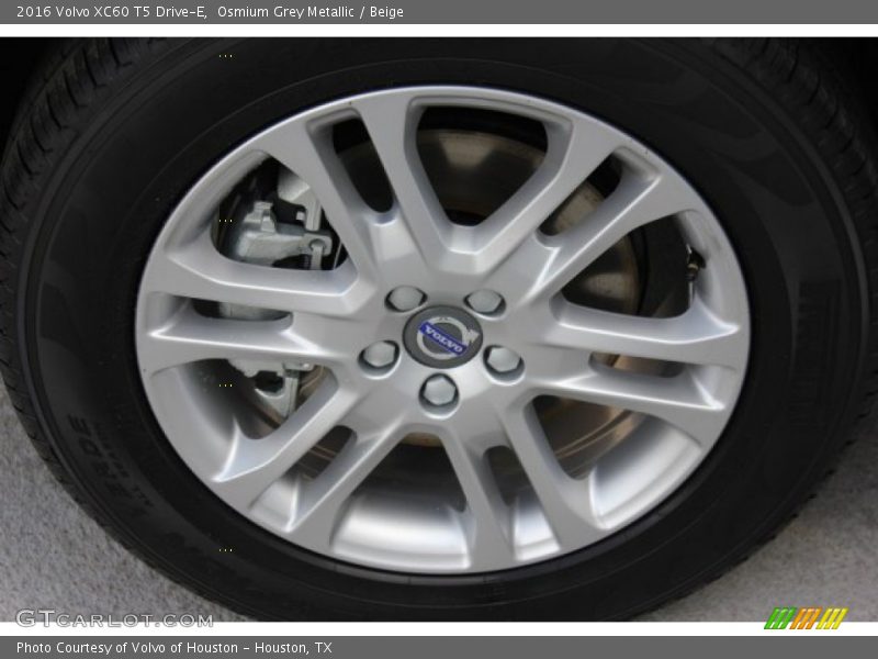 Osmium Grey Metallic / Beige 2016 Volvo XC60 T5 Drive-E