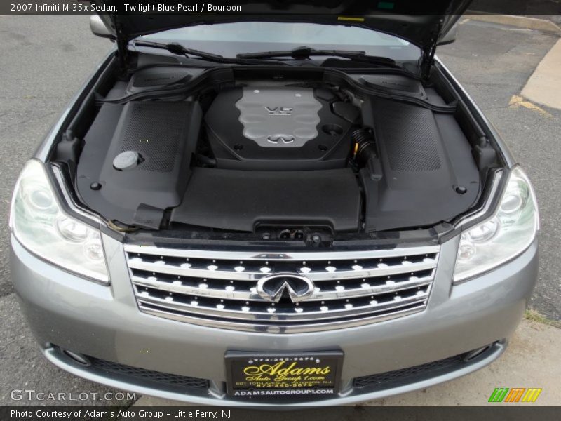 Twilight Blue Pearl / Bourbon 2007 Infiniti M 35x Sedan