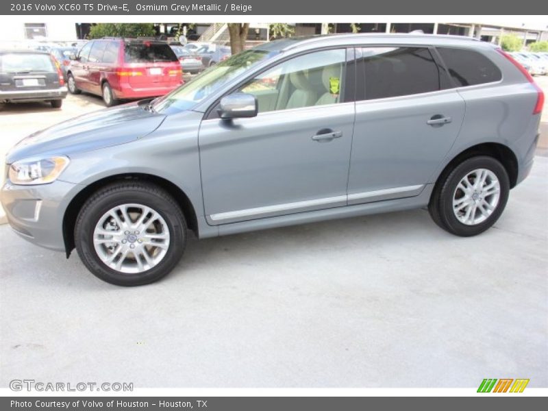Osmium Grey Metallic / Beige 2016 Volvo XC60 T5 Drive-E