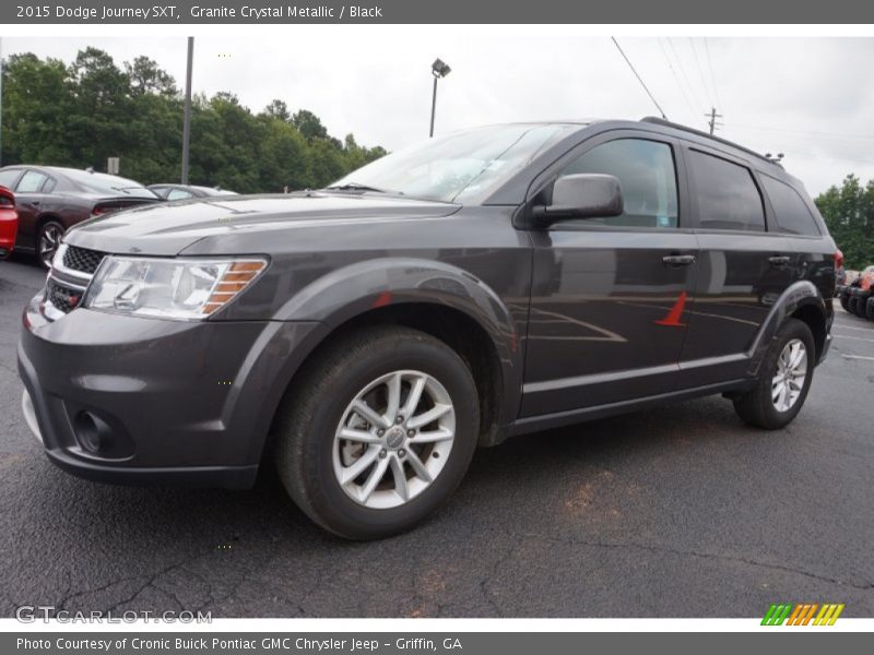 Granite Crystal Metallic / Black 2015 Dodge Journey SXT