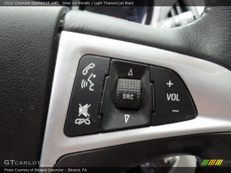 Silver Ice Metallic / Light Titanium/Jet Black 2012 Chevrolet Equinox LT AWD