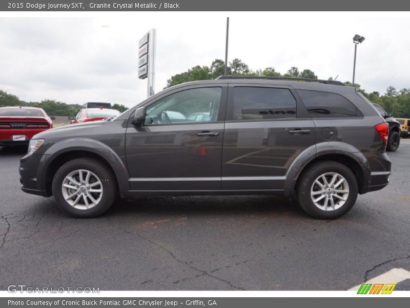 Granite Crystal Metallic / Black 2015 Dodge Journey SXT