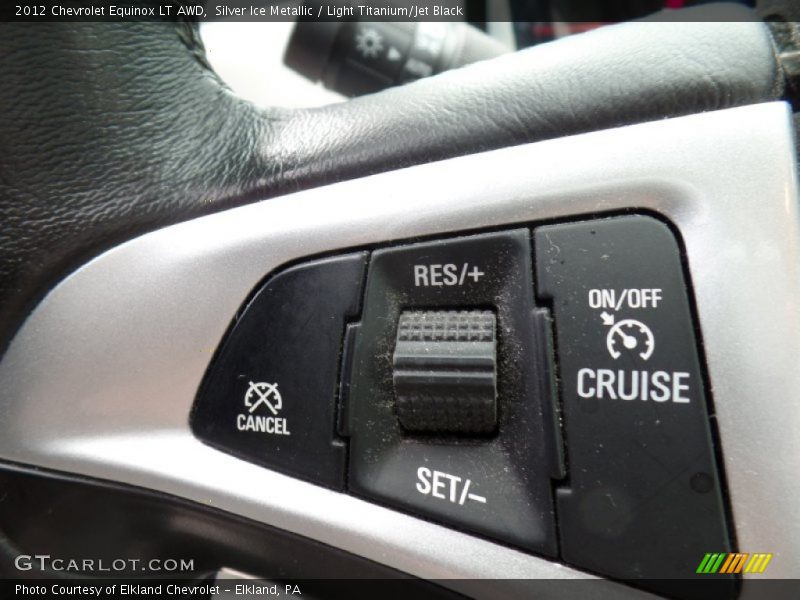 Silver Ice Metallic / Light Titanium/Jet Black 2012 Chevrolet Equinox LT AWD