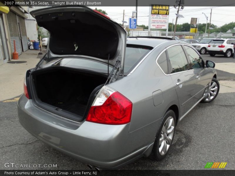 Twilight Blue Pearl / Bourbon 2007 Infiniti M 35x Sedan