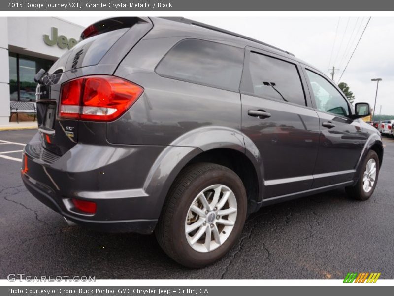 Granite Crystal Metallic / Black 2015 Dodge Journey SXT