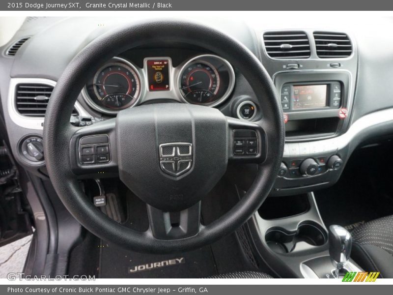 Granite Crystal Metallic / Black 2015 Dodge Journey SXT